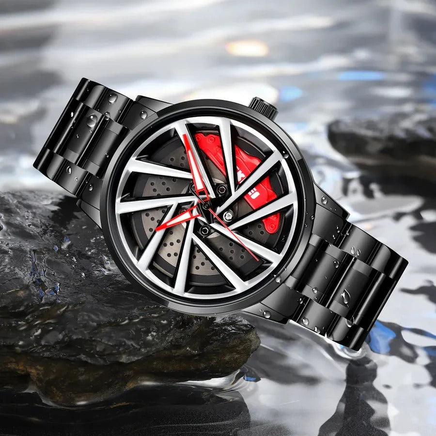 Men's Luxury Watch Rotary Sport Car Rim Watch For Men